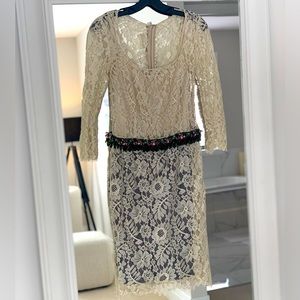 DOLCE & GABBANA Long-Sleeve Lace Dress